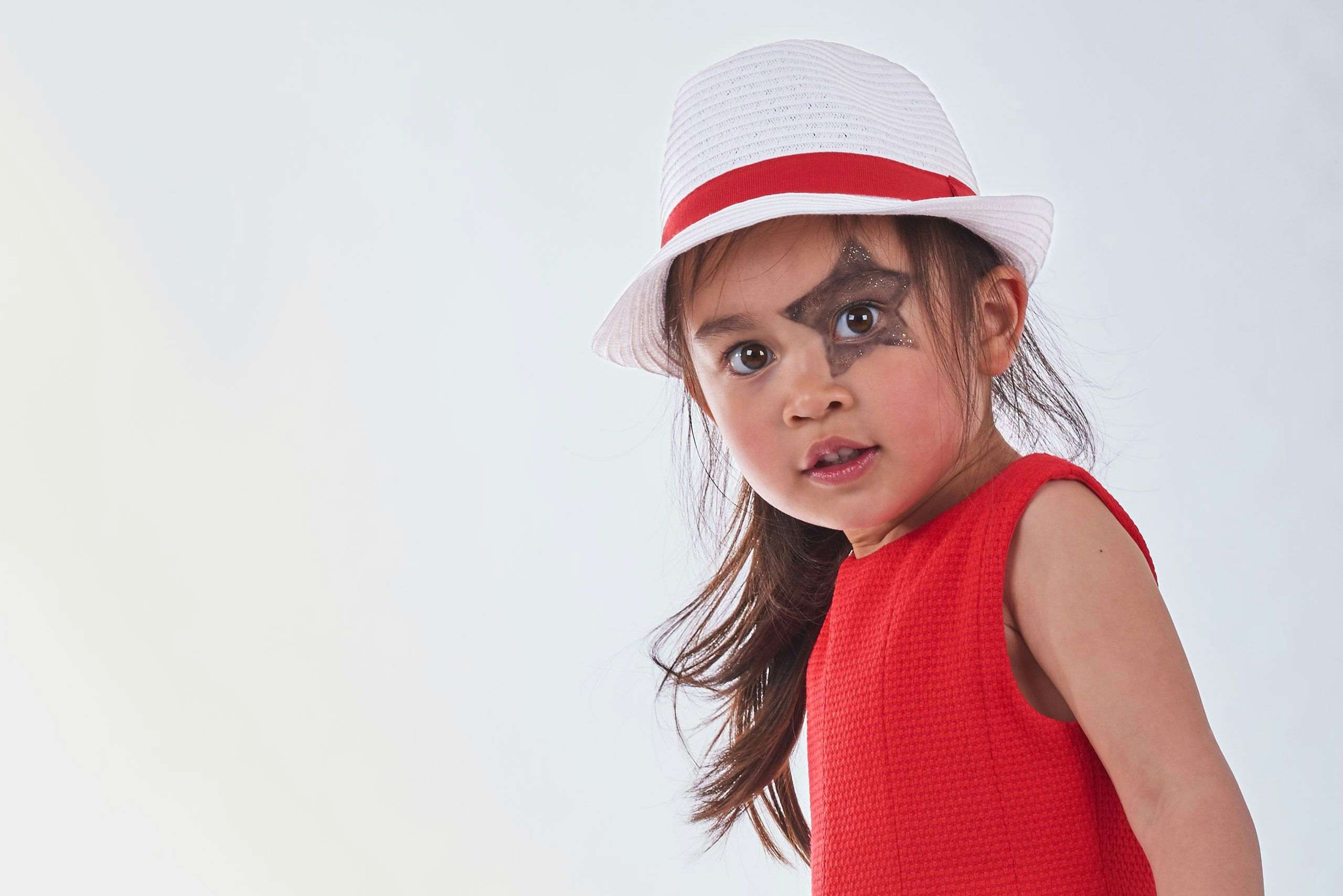 Model Zoe photographed in a Marese dress by Xavier Wendling for BigBen Kids